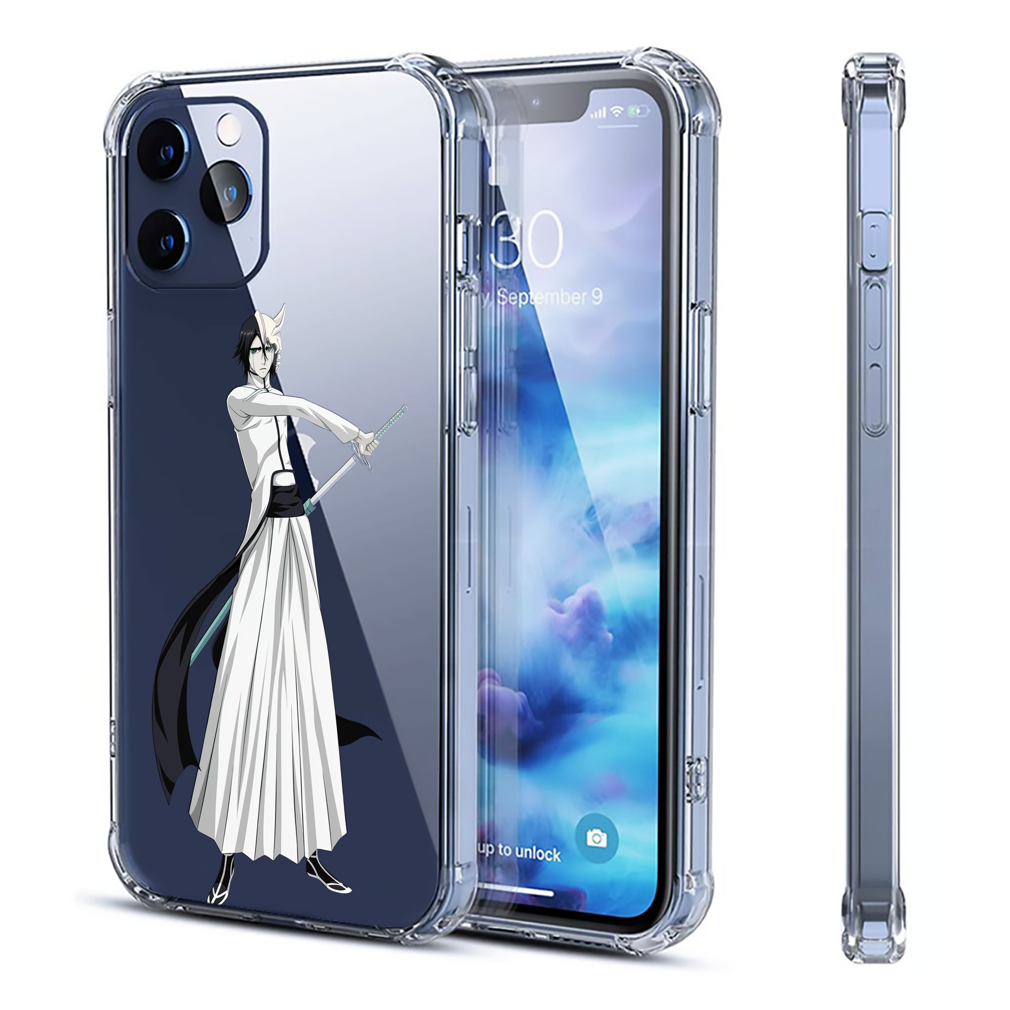 （画像用） ブリーチ ウルキオラ·シファー BLEACH Ulquiorra cifer 【iPhone 12シリーズ対応】透明スマホケース（クリアソフトケース）